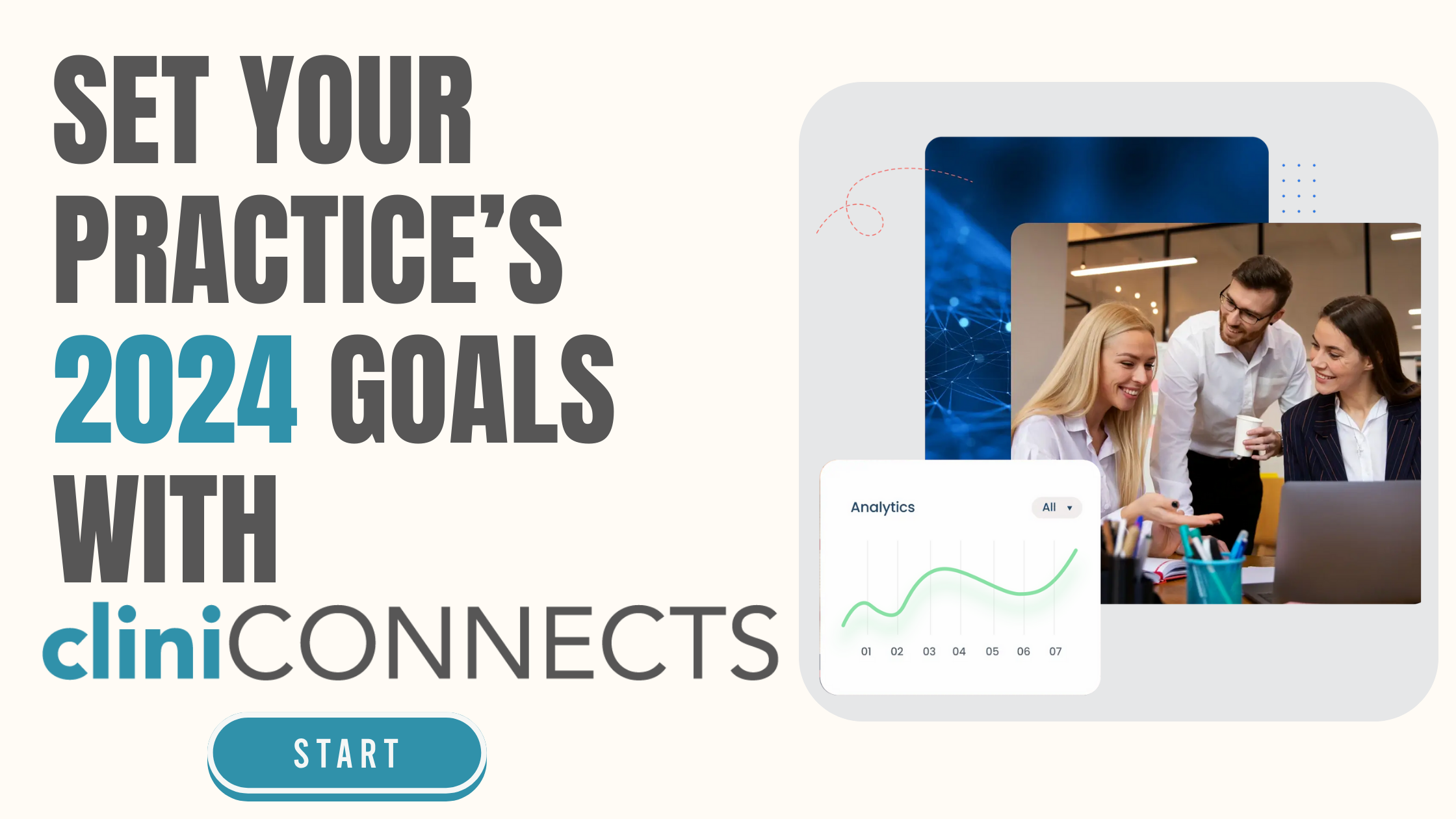 Setting Your Practice’s 2024 Goals with CliniConnects: Unlocking Growth and Efficiency
